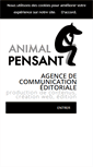 Mobile Screenshot of animalpensant.com